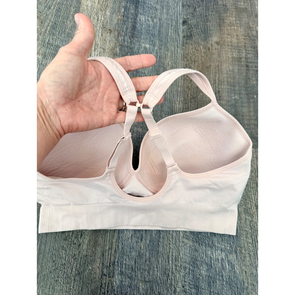 Athleta Everyday Wireless Bra Blush Pink Adjustable J-Hook Racerback Size Medium - Picture 3 of 6